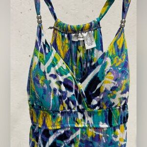 Allison Brittney Multicolor Abstract Dress